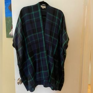 Loft open front poncho One Size NWOT